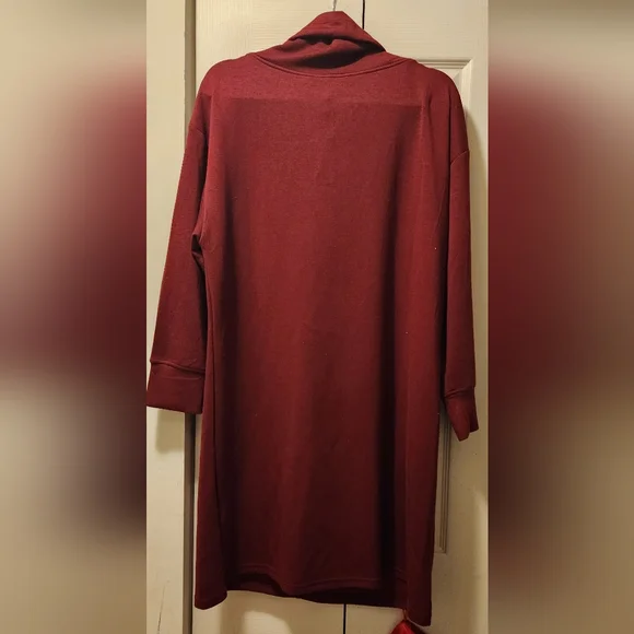 Cynthia Rowley Drawstring Cowl Neck Dress - Picture 2 of 6